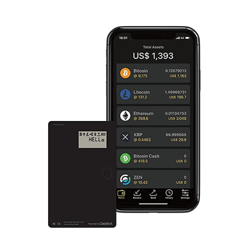 CoolWallet S crypto hardware wallet